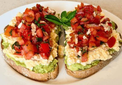 Breakfast bruschetta Breakfast bruschetta