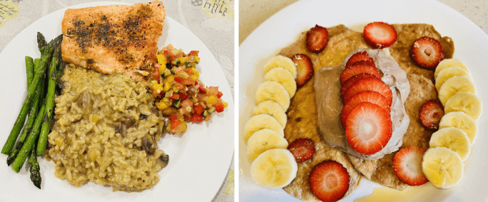 High carb Mediterranean meal High carb Mediterranean meal