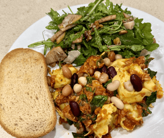 High carb Mediterranean meal High carb Mediterranean meal