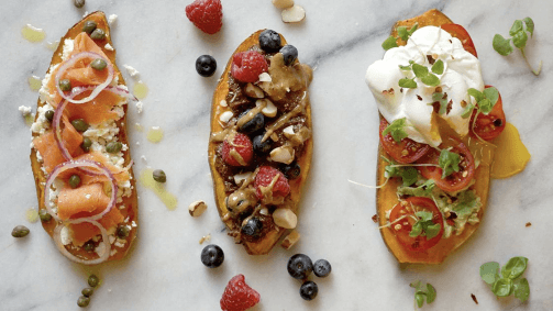 Sweet potato toasty